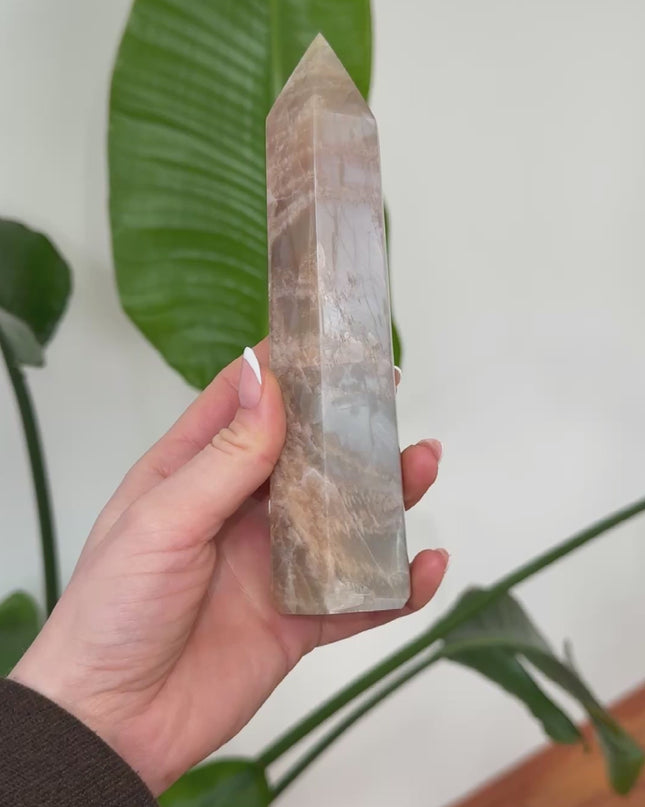 Mondstein Kristallspitze - AA+ Qualität