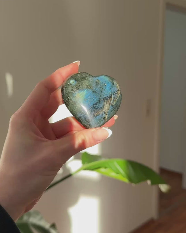 Labradorit Herz