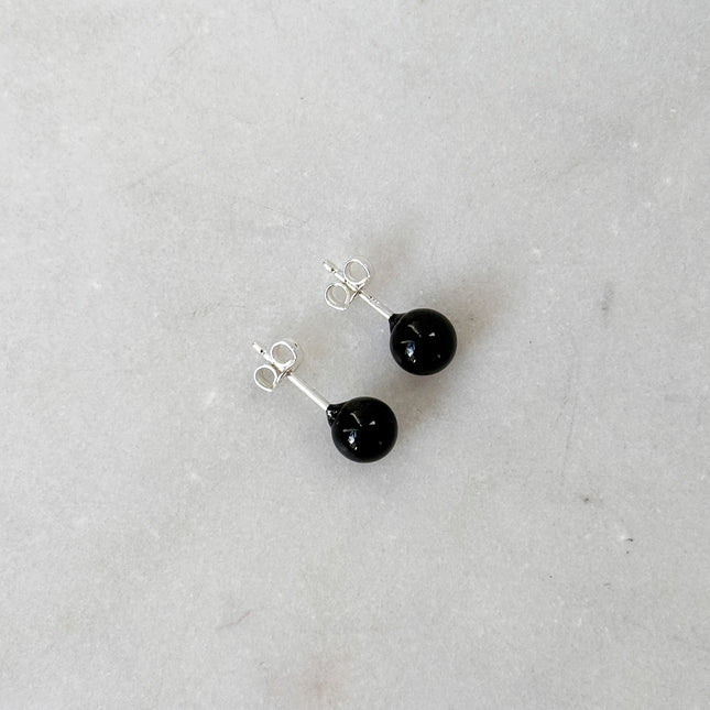 Turmalin Schörl Ohrstecker