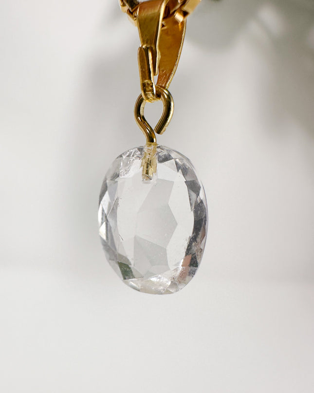 Bergkristall (Extra Qualität) - vergoldet - Nr. 3