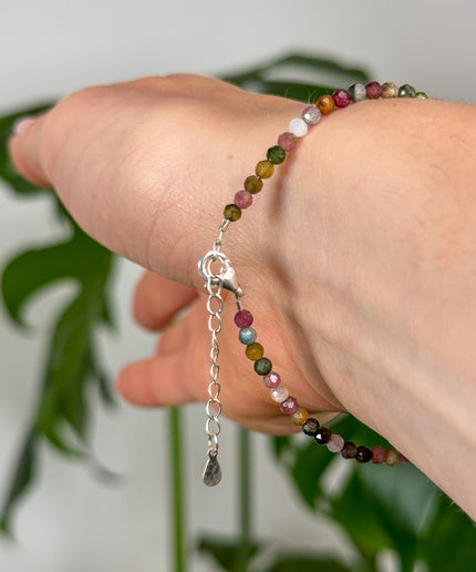 Turmalin Polychrom - Armband facettiert