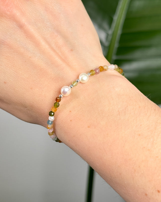 Turmalin PEARLS DESIGN Perlenarmband - verstellbar